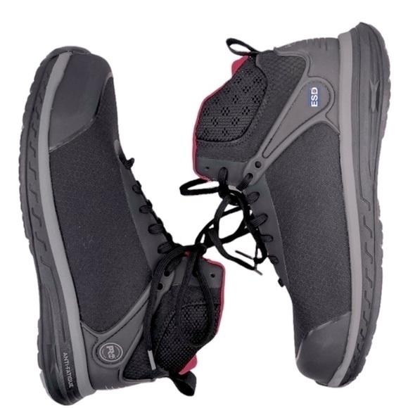 Timberland Pro Women’s Drivetrain Mid Composite Safety Toe ESD Work Boots - Picture 3 of 16